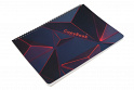 Тетрадь А4 80л. клетка спираль soft-touch Surface LAMARK
