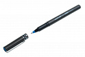 Ручка-роллер Uni-Ball micro DELUXE UB-155 UNI синяя 0.5мм корпус серый
